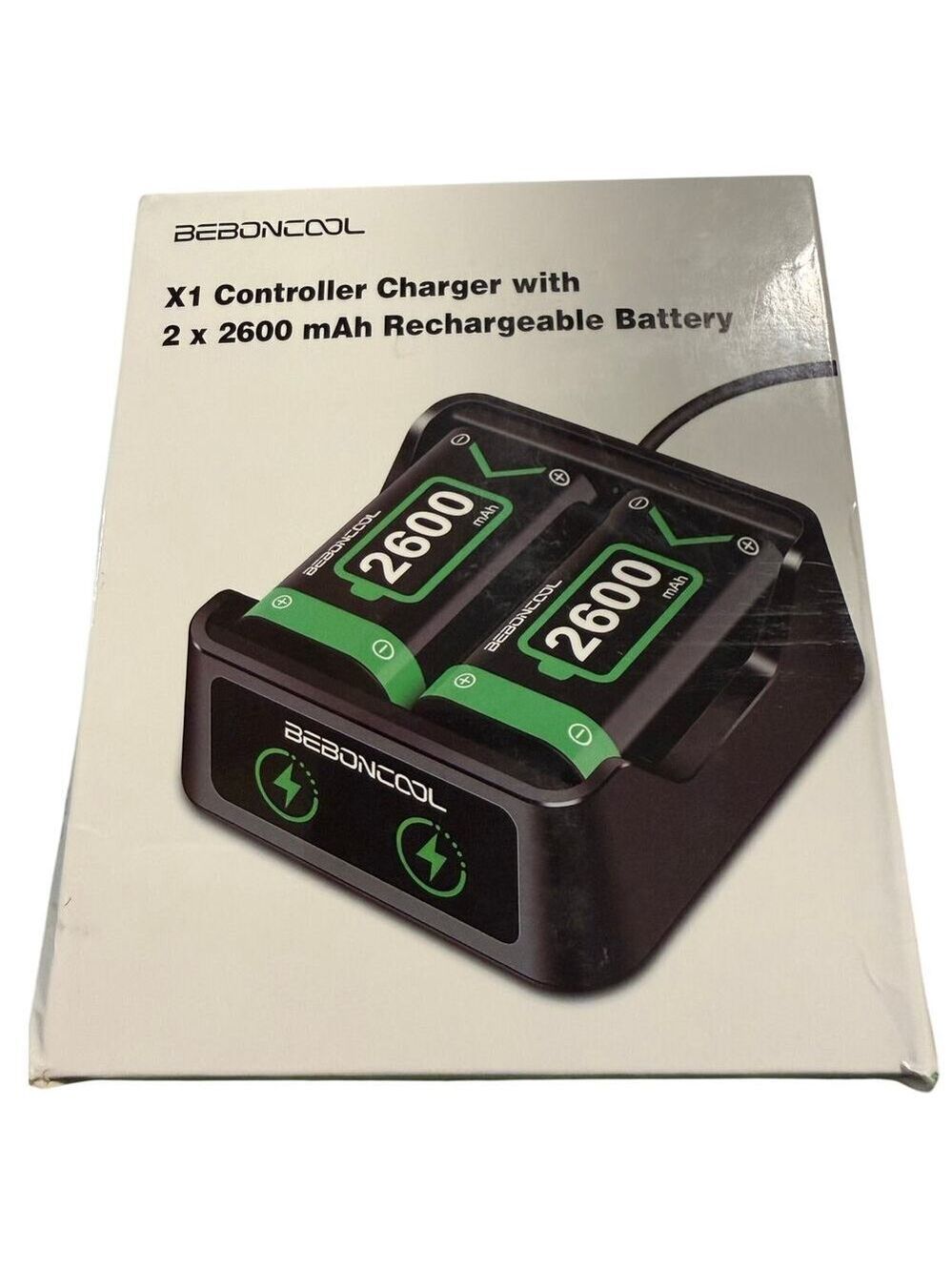 Beboncool 2 x2600mAh Rechargeable Battery, Xbox Series Controller, NWT